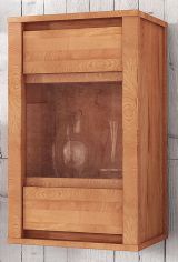 Hängeschrank Tasman 25 Kernbuche massiv geölt - Abmessungen: 76 x 45 x 35 cm (H x B x T)