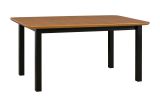 Moderner Esstisch AIGARS, Abmessung 90 x 160/200 cm (B x T), Tischplattenhöhe von 32 mm, leicht kombinierbar, schöne Maserung, Tischplatte furniert