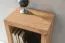 Kleines Regal aus Akazie Massivholz, Farbe: Akazie - Abmessungen: 88 x 50 x 35 cm (H x B x T), Handgefertigt & mit 2 Fächern