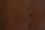 Schlichtes Gitterbett / Kinderbett Kiefer massiv Vollholz Walnussfarben 102, 60 x 120 cm, inkl. Lattenrost, inkl. Schublade, mit drei höhenverstellbaren Stufen