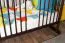Vollholz Babywiege Kiefer massiv in Walnussfarben 104, 60 x 120 cm, mit drei höhenverstellbaren Stufen, inkl. Lattenrost